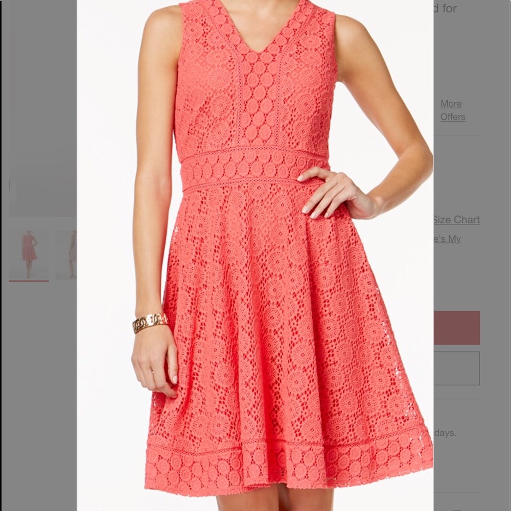 🌺🌺🌺 Lacey Fit and Flare Dress 🌺🌺🌺